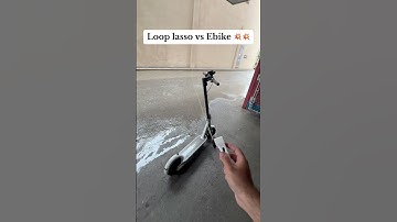 Loop lasso vs ebike 😱😱😱 #foryou #fypシ #looplasso #viral #fun #toys