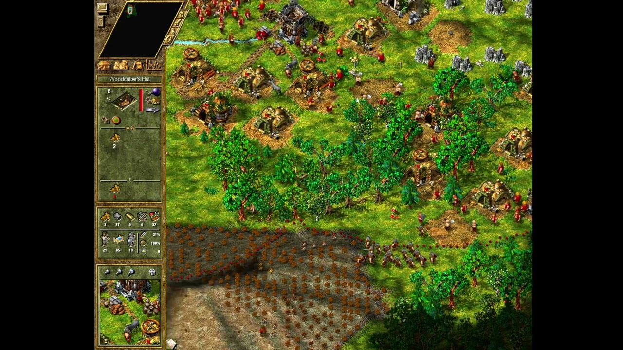 Settlers 4 Viking 1vs7 Hard AI Rome