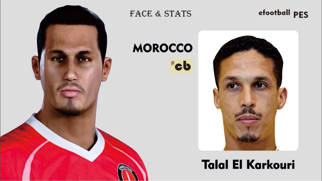 Talal El Karkouri FACE & STATS eFootball PES 2021 2020