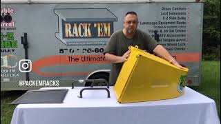 PACK'EM GRASS CATCHER WITH EZ GRAB HANDLE AND SWING DOOR
