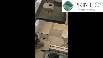VIDEO PRINTICS U47820925  BOBST VISIONFOLD 145 A2 SPECIALTY FOLDER GLUER, YEAR 2009
