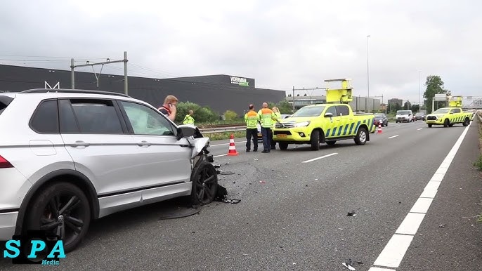 Dode En Zwaargewonden Bij Ernstig Ongeval Op Snelweg A15 Rotterdam-Charlois  - Youtube