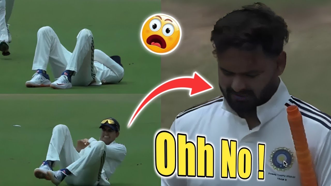 Watch Video- Shubman Gill suffers an injury scare after Rishabh's blinder ahead BAN test| 