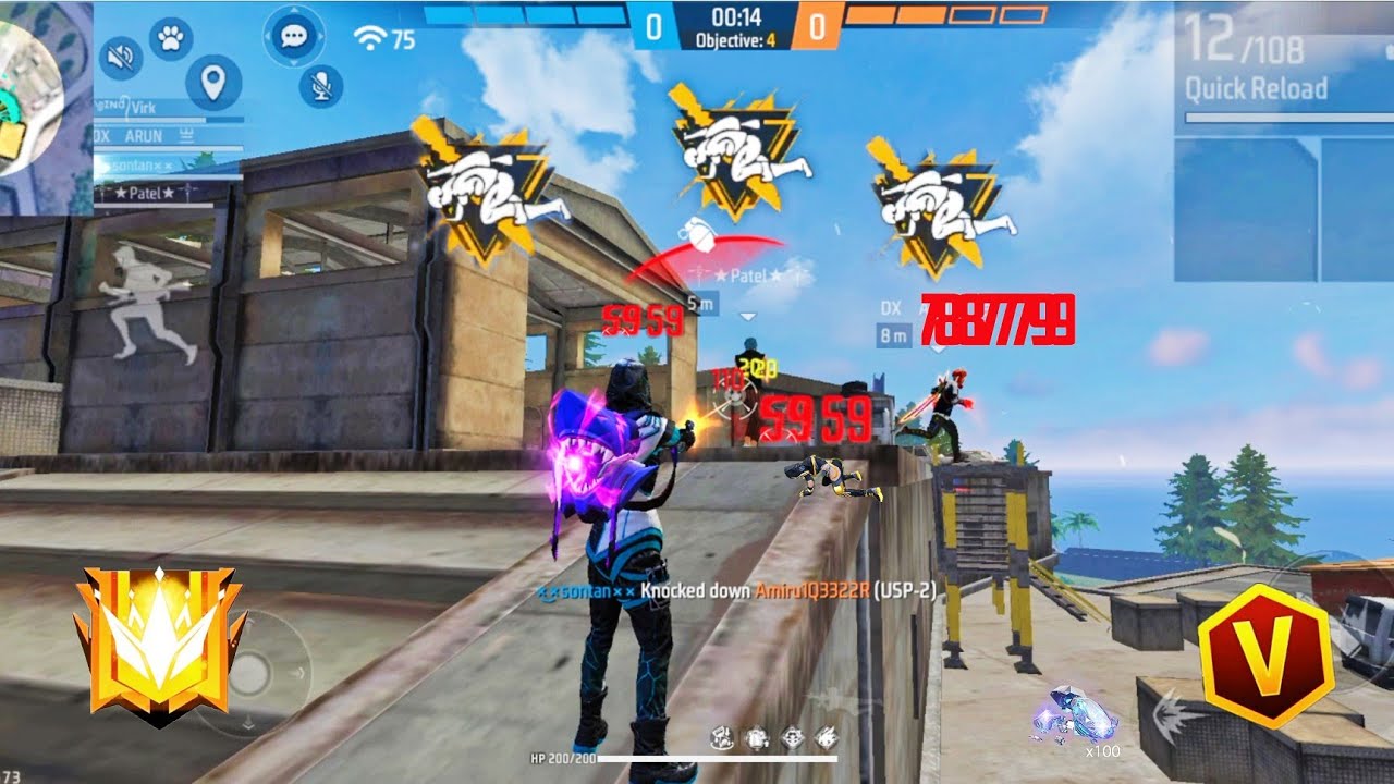 free fire grandmaster gameplay cs ranked solo vs solo Clash Squad ll ...