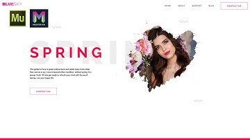 Creating a Spring Header in Adobe Muse | Adobe Muse CC | Muse For You