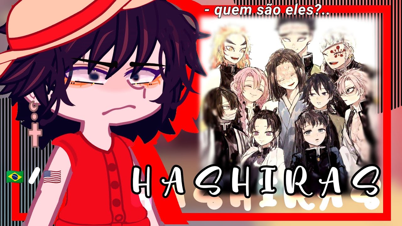 •|After Straw hats React to Hashiras (KNY) as The New crew|•// One Piece// Gacha club 🇧🇷/🇺🇸