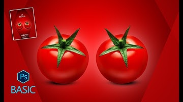 Photoshop Basic Poster design | Tomatoes | Ju Joy Design Bangla