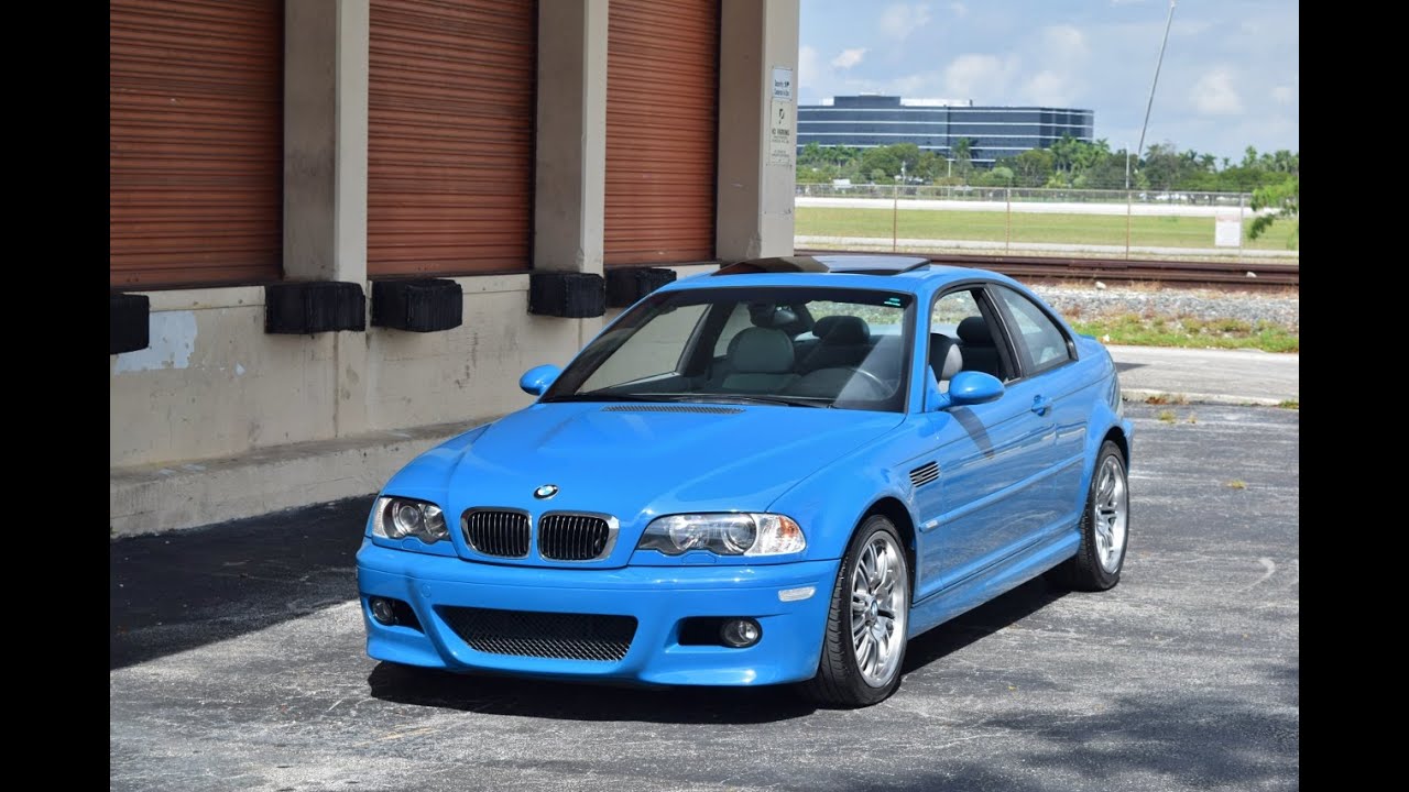 01 Bmw E46 M3 Laguna Seca Blue 6 Speed Walk Around Sold Youtube