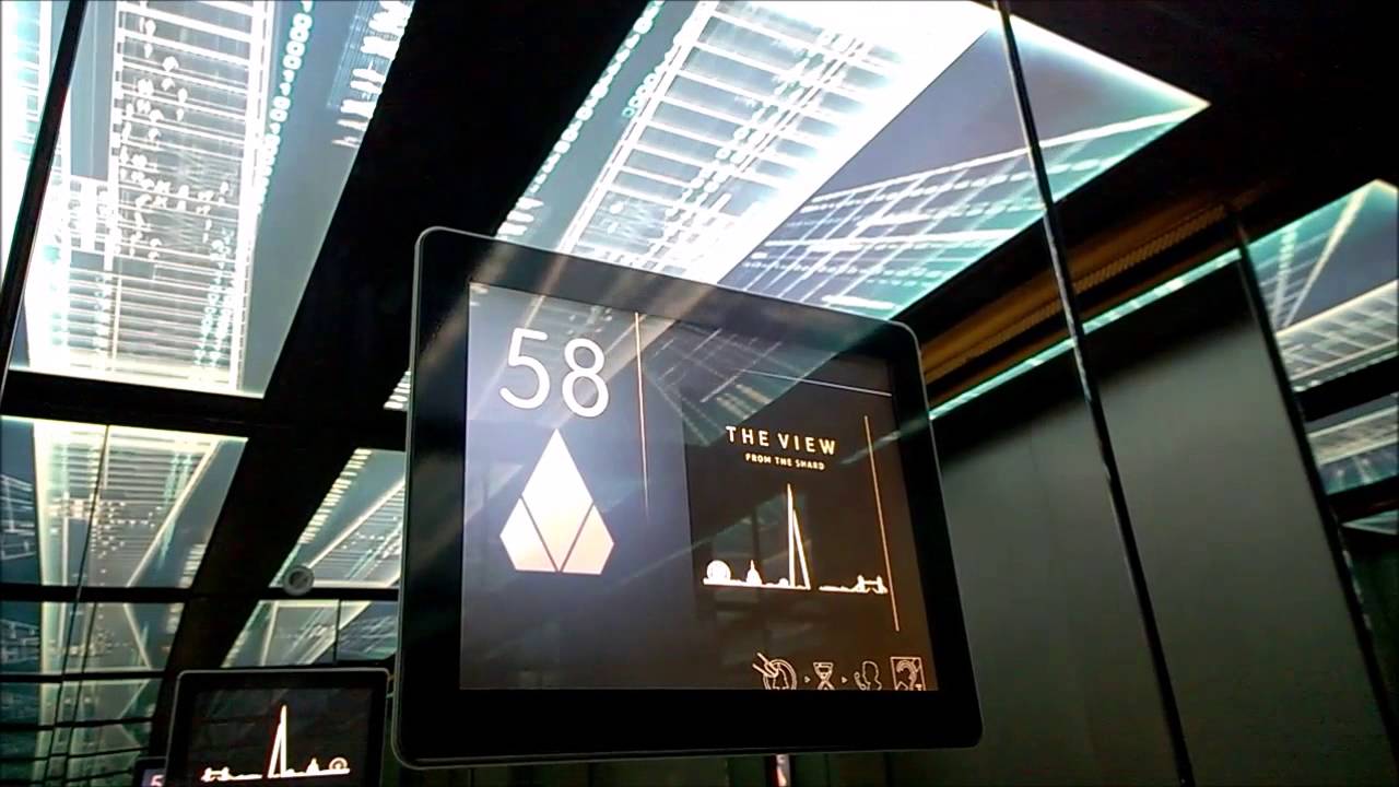 Kone lift/elevator Shard of Glass (72 floors), the tallest building