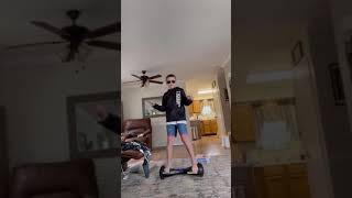 Micheal Jackson dances on hover board