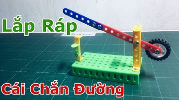 Hướng Dẫn Cách Lắp Ráp Mô Hình Cái Chắn Đường ( How to assemble a toy roadblock ) | Tiến Crazy
