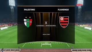 Palestino x Flamengo - Simulando no FC 24 (PC com mods) - CONMEBOL Libertadores 2024