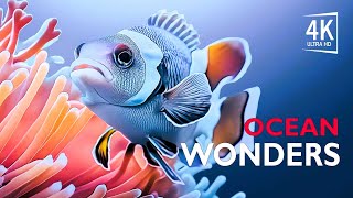 Aquarium Ocean 4K HD🐠Relaxing Music Sweet Dreams with World of Marine Life Video