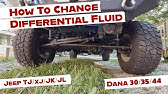 Jeep Wrangler TJ Differential Fluid Change - YouTube