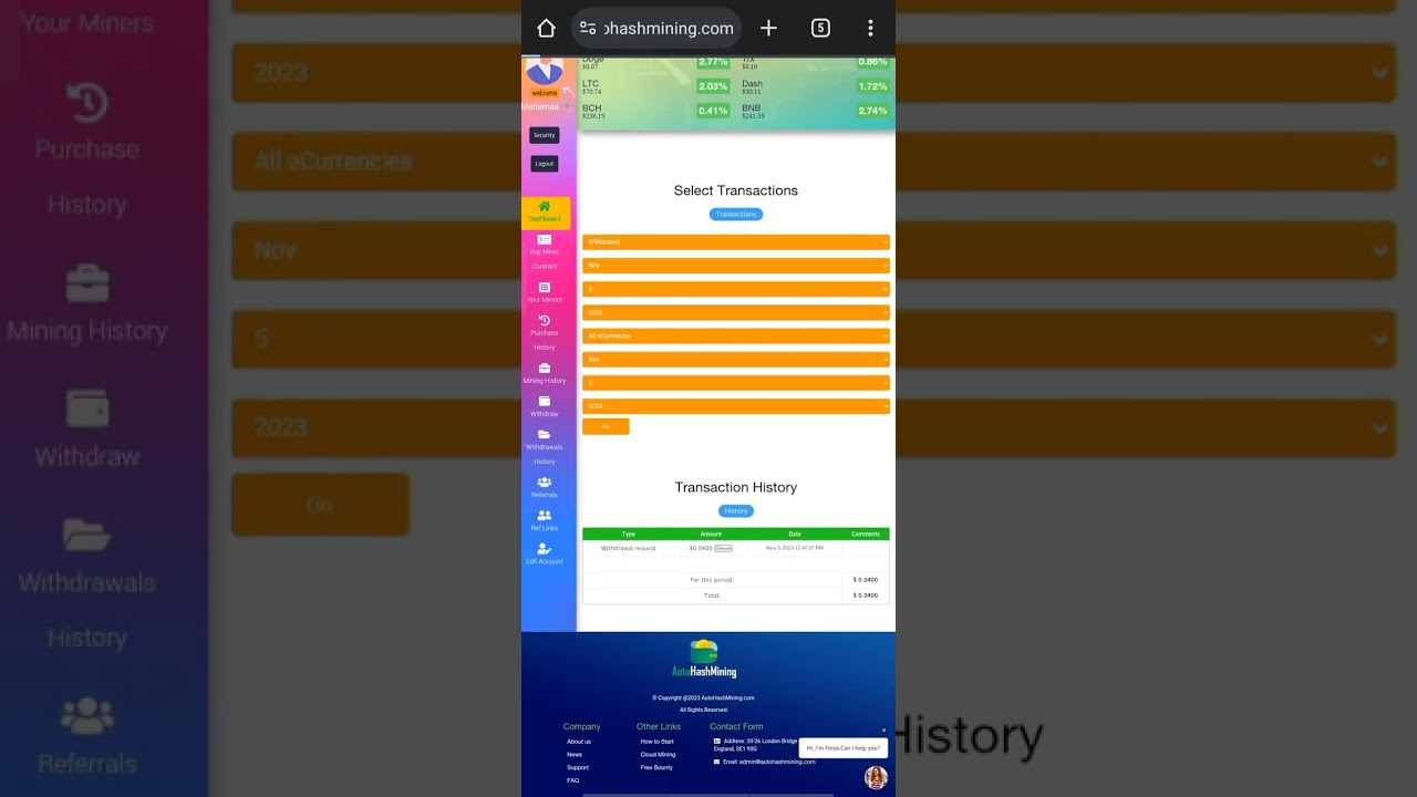 Earn free Litecoin when sign up to Autohash