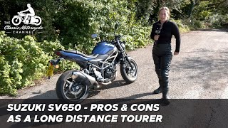 Suzuki SV650  review after 2000 mile trip in 1 week