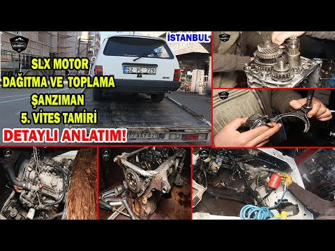 TOFAŞ KARTAL SLX 1.6 MOTOR REKTİFİYE | ŞANZIMAN REVİZYON (BLOK YÜZEYİ 3. GÖZ ATIK | YAĞ YAKIYOR)