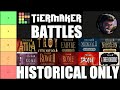 Historical total wars battles tier list