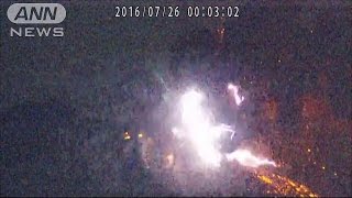 桜島で爆発的噴火を観測　噴煙の高さは5000m(16/07/26)