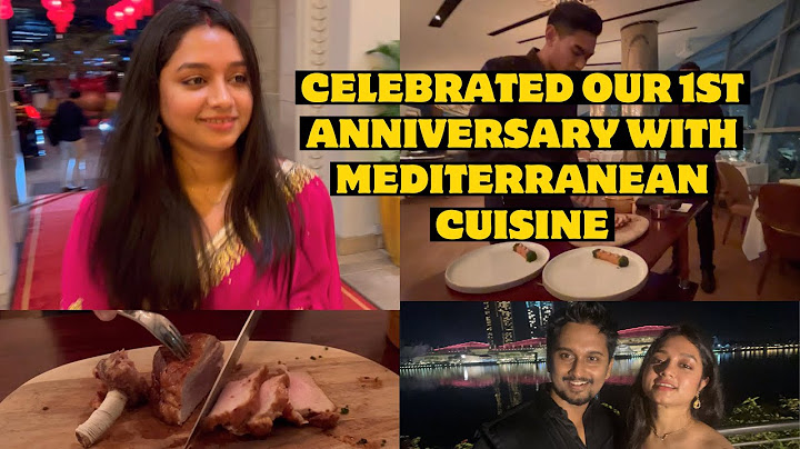 Our 1st Anniversary Dinner Date 💍❤️ at Riviera | Mediterranean Dining Restaurant #singaporevlog