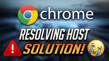 How to Fix "Resolving Host" in Google Chrome [2025]