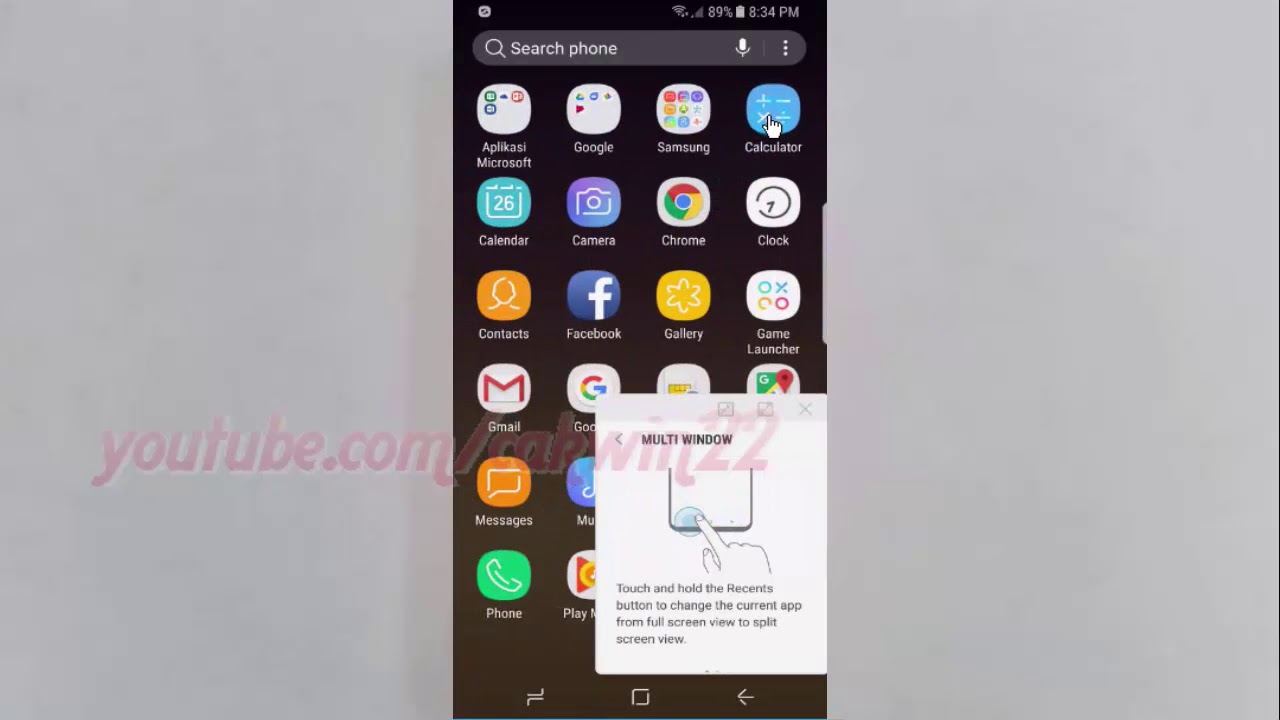Android Nougat How to Enable Pop up view action on Samsung S8 or S8+ - YouTube