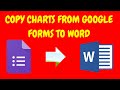 How to Copy and Paste Charts from Google Forms to Word or LibreOffice