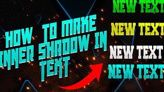 how to make inner shadow in text | make inner shadow in pixellab | pixellab mein glow text banaye screenshot 2