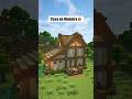 Casa de Madeira🏡 Minecraft Tutorial #shorts #minecraft #Tutorial #fyp #foryou