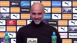 Thumbnail for "Arsenal? I COULD NOT CARE LESS!" 😏 | Pep Guardiola Press Conference | Manchester City vs Newcastle