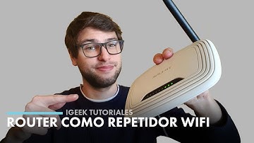 Cómo usar un ROUTER como REPETIDOR WIFI en muy pocos pasos 📡