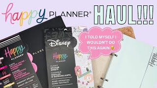 Happy Planner Haul Unboxing | Planners, Accessories \& Sticker Book Flip Through