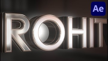 Element 3D After Effect Tutorial Part-2 in Hindi -Extrude Text with Element 3D