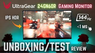 LG UltraGear 24GN60R - 144Hz IPS HDR Gaming Monitor Unboxing!