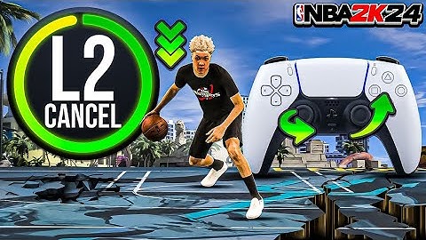 How to L2 CANCEL Dribble Tutorial with HANDCAM for BEGINNERS - NBA 2K24
