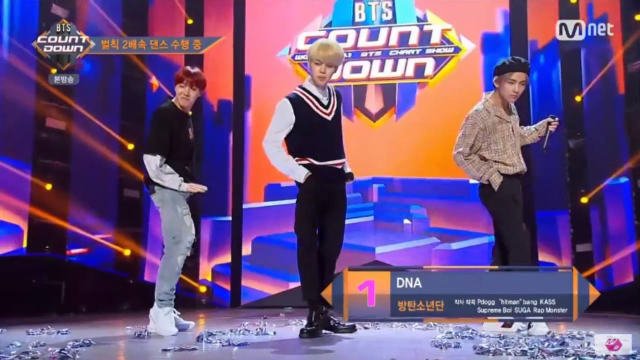 BTS - DNA (2x Faster) @ BTS COUNTDOWN 20171012 - YouTube