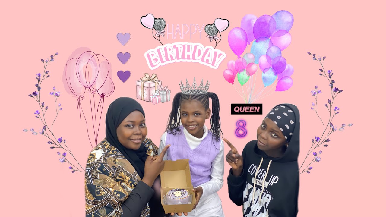 فاجأنا رهف في ميلادها الـثامن 😍 ، خافت تنحرق 😱