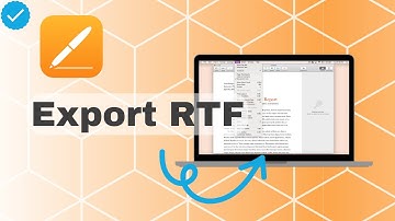 How To Export RTF In Pages?