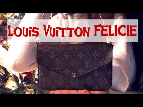 REVIEW: Louis Vuitton Felicie Chain Wallet - YouTube