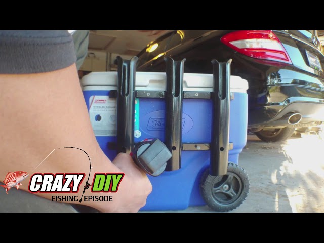 DIY Rod Holder Installation on My cooler