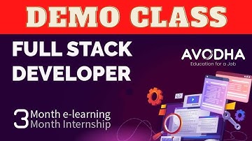Avodha Full Stack Developer Malayalam Demo Class | Full Stack Developer #71