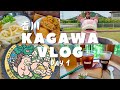 [ID SUB] 4K KAGAWA VLOG DAY 1 | Slowpoke Park - Best Udon - Forest Cafe