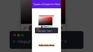 The Most Interesting HTML Input Types #coding #webdevelopment  #htmlforbeginners  #viral #2026