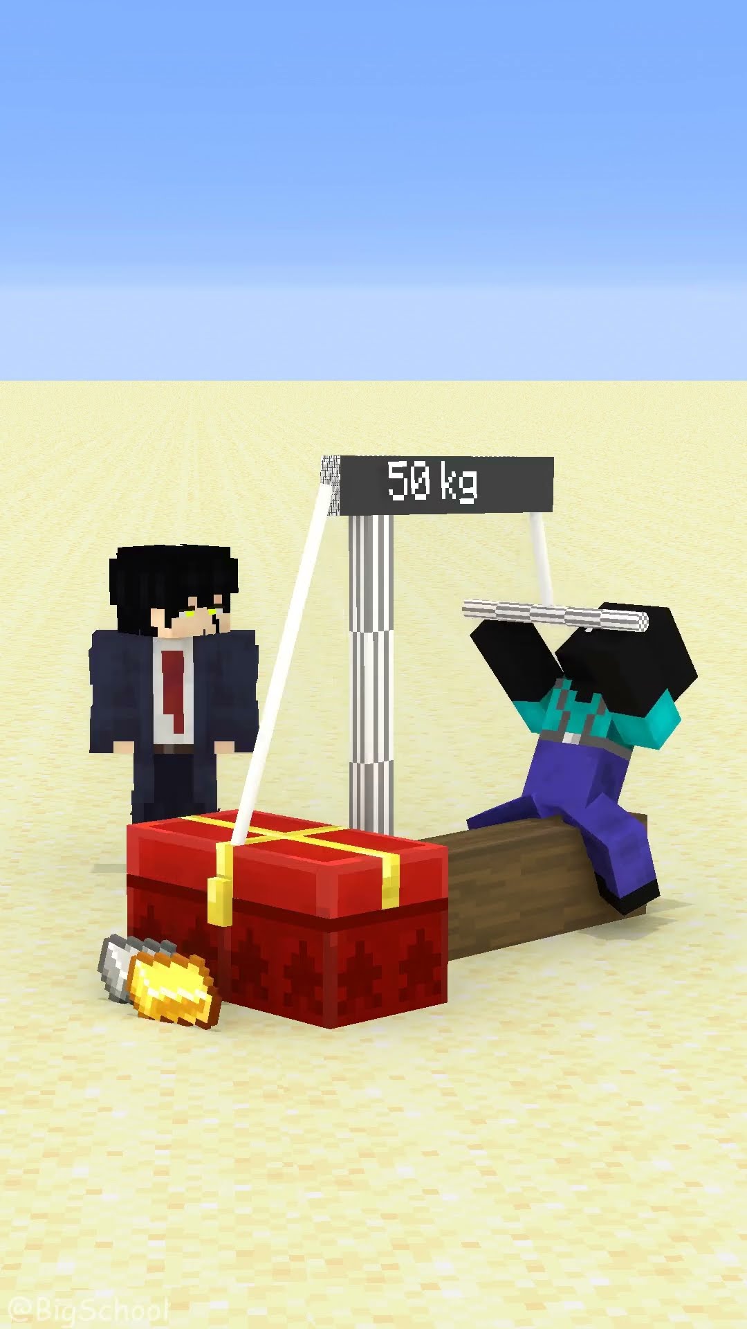 Help Herobrine gain strength and get more and more gold! ?