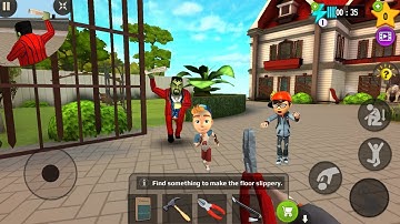 Scary Stranger 3D - Funny Video Troll Neighbor - Gameplay Walkthrough Part 7 (IOS,Android)