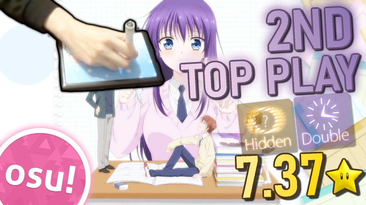 FIRST PP PLAY WITH TABLET! Wonderful Wonder +HDDT 404pp 1xMiss [osu!]