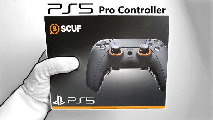 SCUF Reflex Pro White Controller  PlayStation 5 Controllers Built