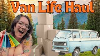 Unboxing Everything to Move Into a Van