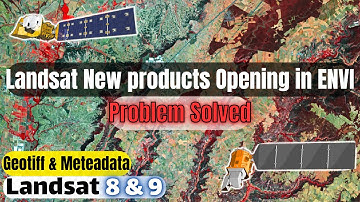 How to solve Opening Landsat 8 & 9 imagery in ENVI (Geotiff & Metadata)