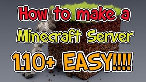 How to make a minecraft server EASY!!! spigot with plugins Updated to 1.10